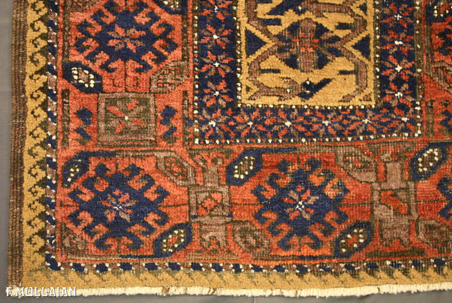 Antique Persian Baluch Mashad Rug n°:55349288